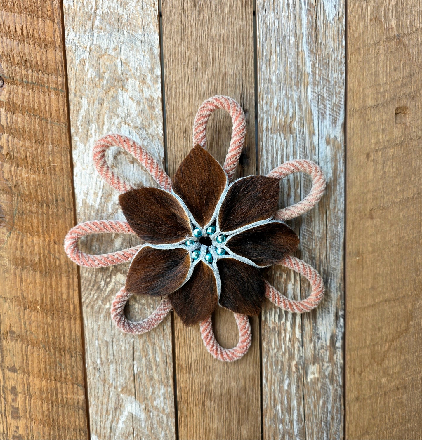 Rope Flower Wall Decor