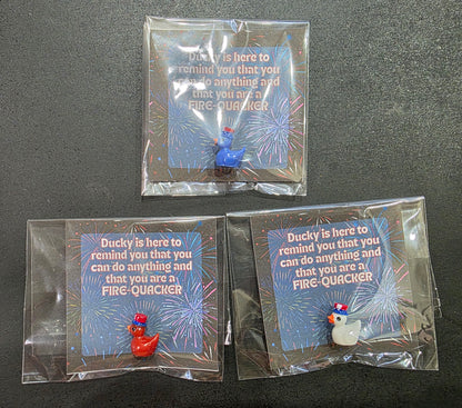 Emotional Support Ducks - 4th of July Themed