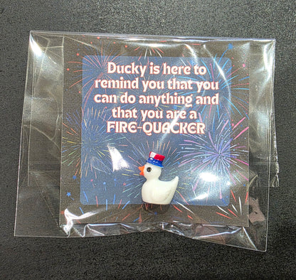 Emotional Support Ducks - 4th of July Themed