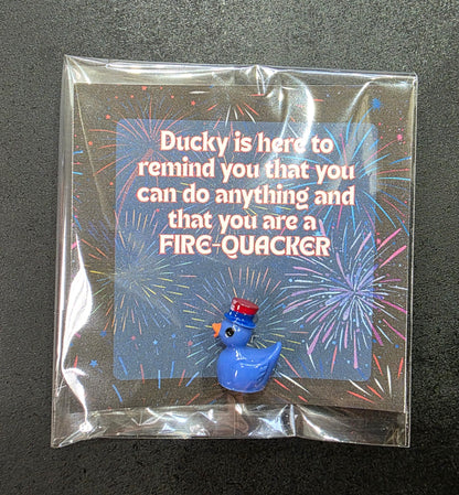 Emotional Support Ducks - 4th of July Themed