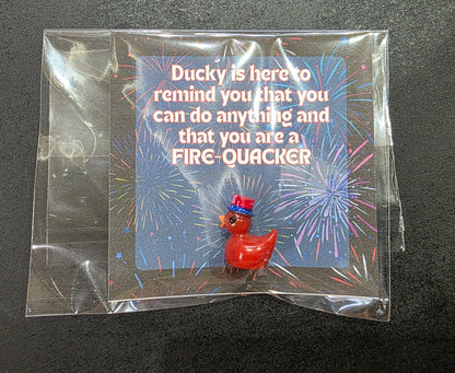 Emotional Support Ducks - 4th of July Themed