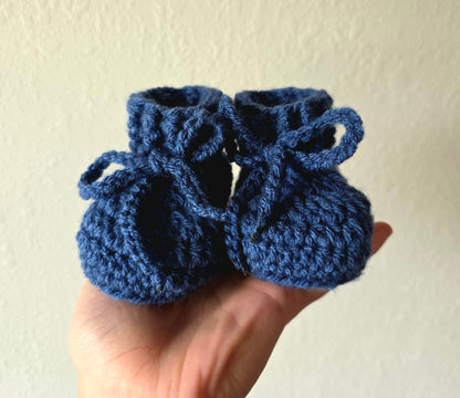 Baby Booties with Custom Lettering
