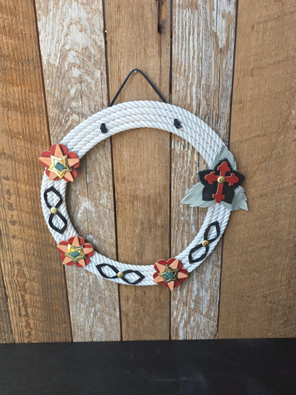 Rope Wreath - Medium Sized