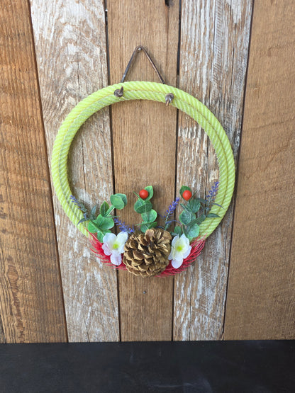 Rope Wreath - Medium Sized