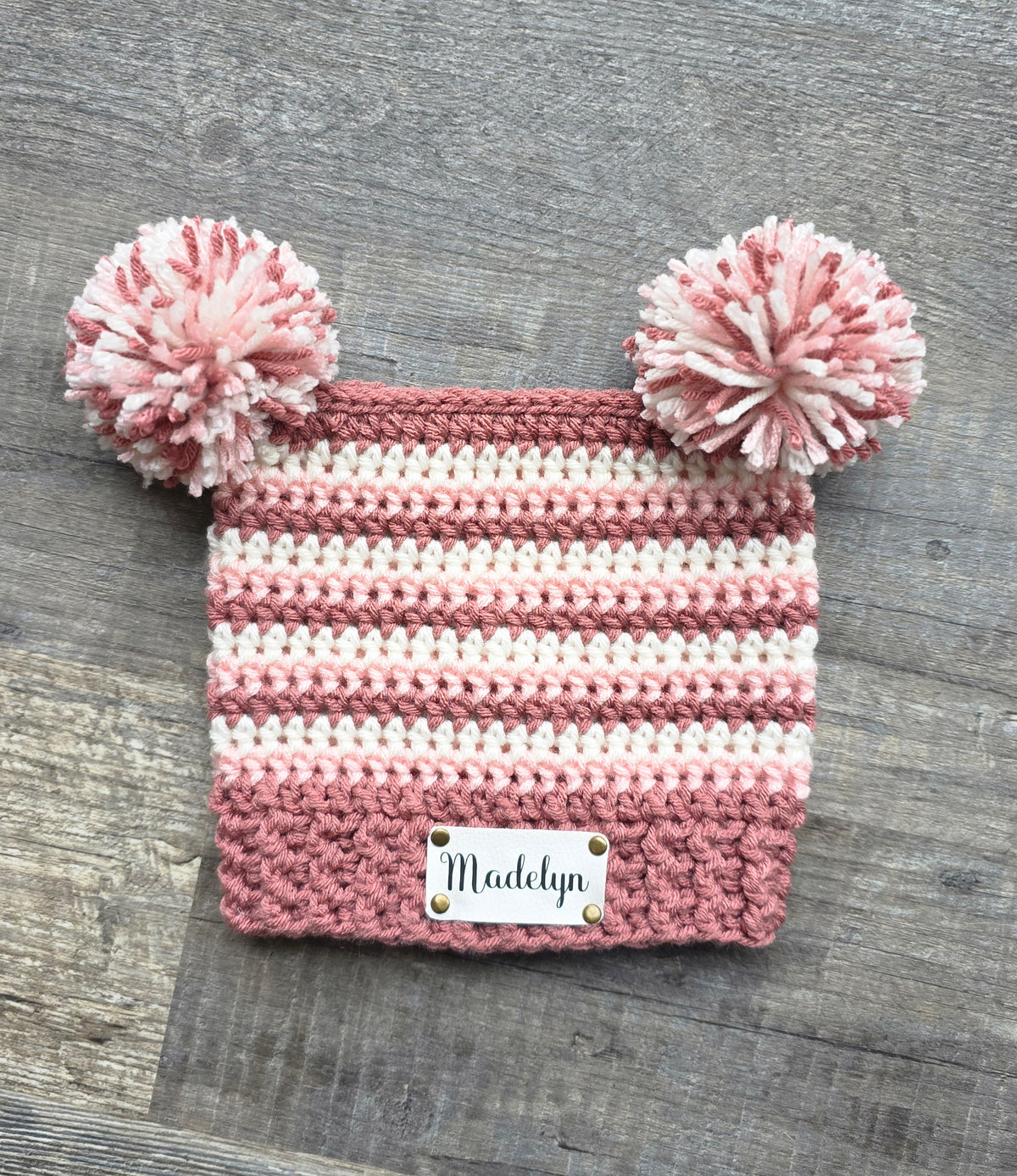 Square Beanie - with Custom Tag