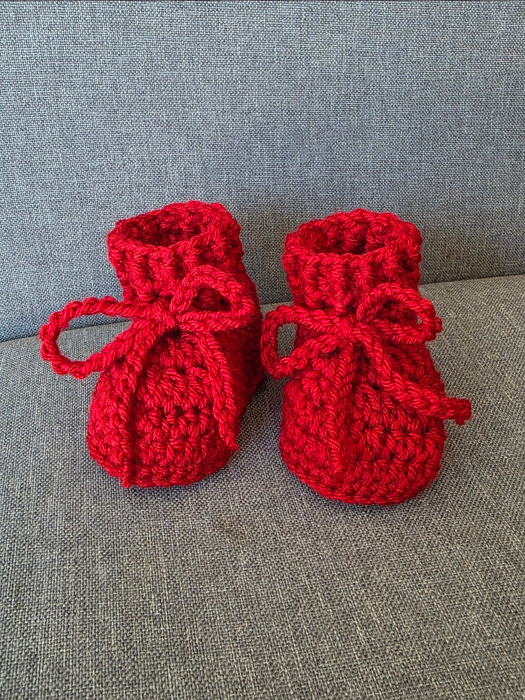 Baby Booties with Custom Lettering