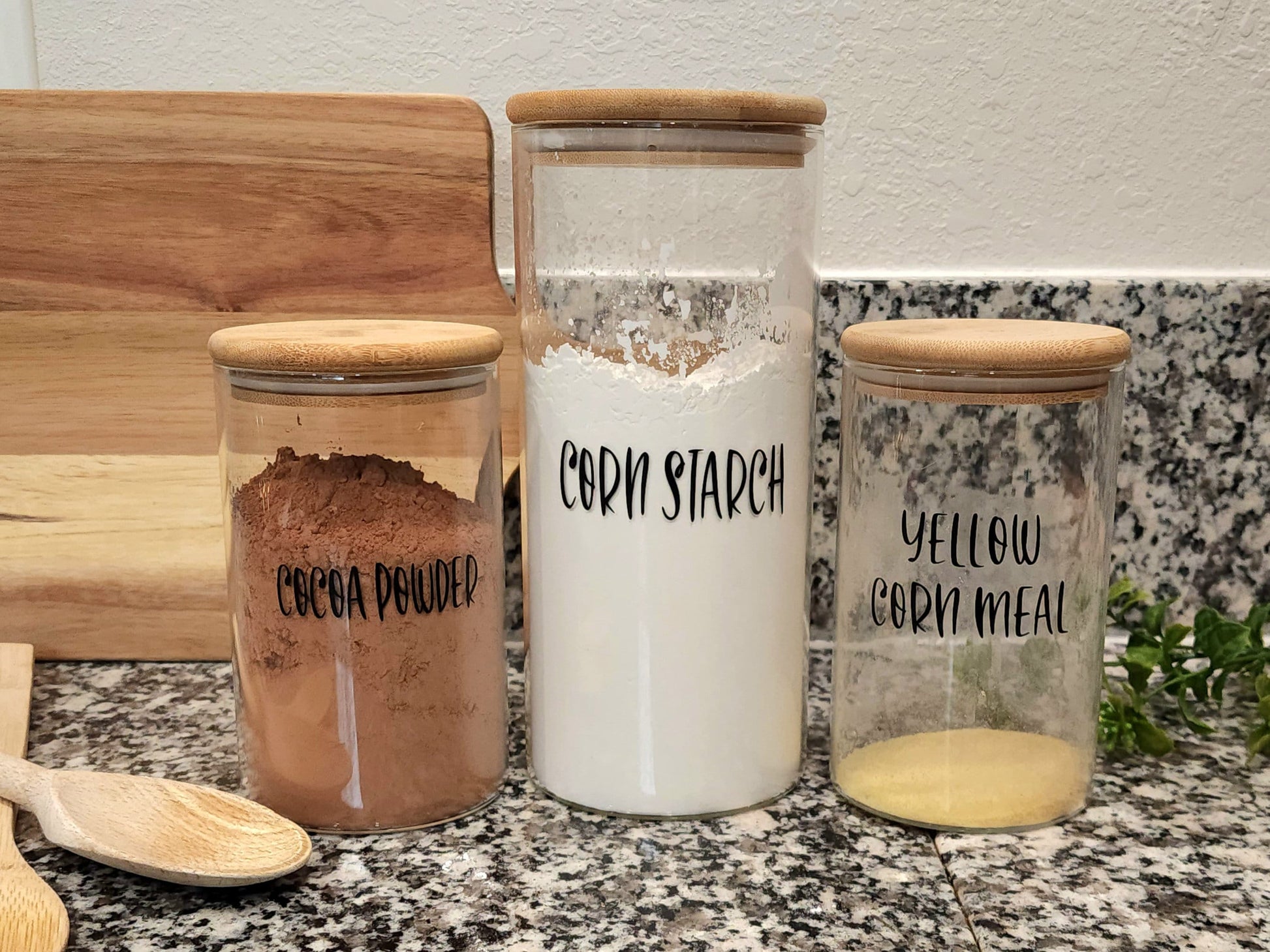 Pantry Labels | Removable Vinyl Decals for Kitchen Storage