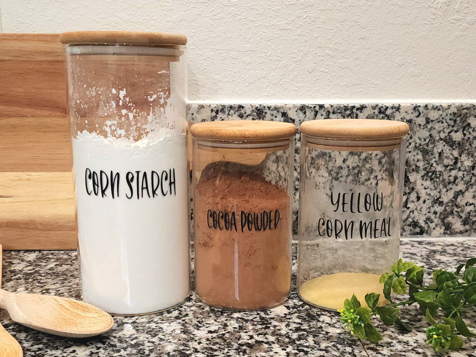 Pantry Labels | Removable Vinyl Decals for Kitchen Storage