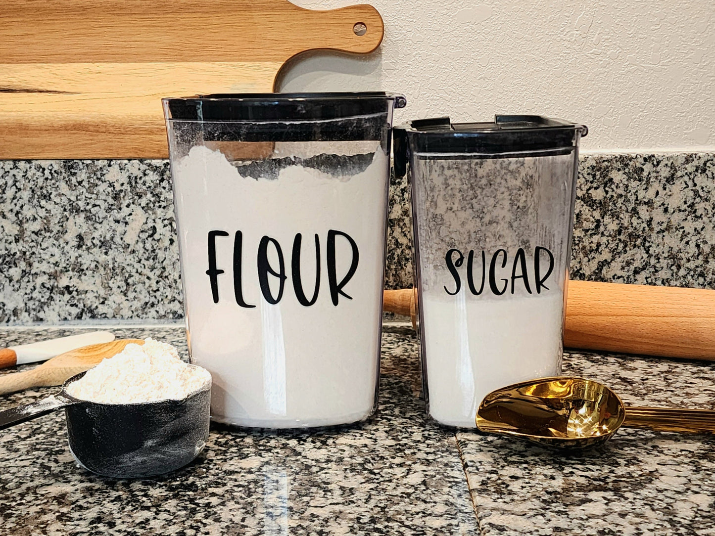 Pantry Labels | Removable Vinyl Decals for Kitchen Storage