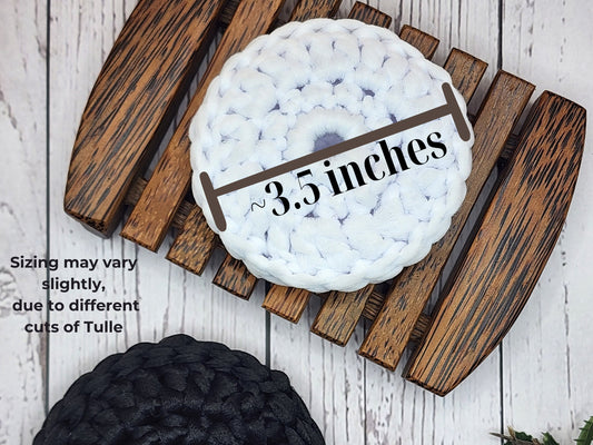 Hand-Crocheted Nylon Dish Scrubbie: Colorful Kitchen Sponge