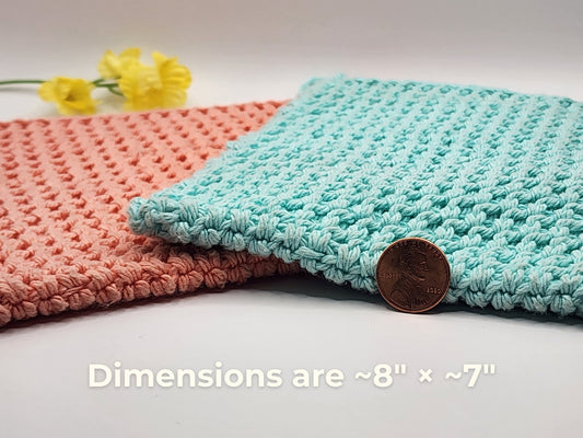Hand-Crocheted Cotton Pot Holder: Rustic Kitchen Decor