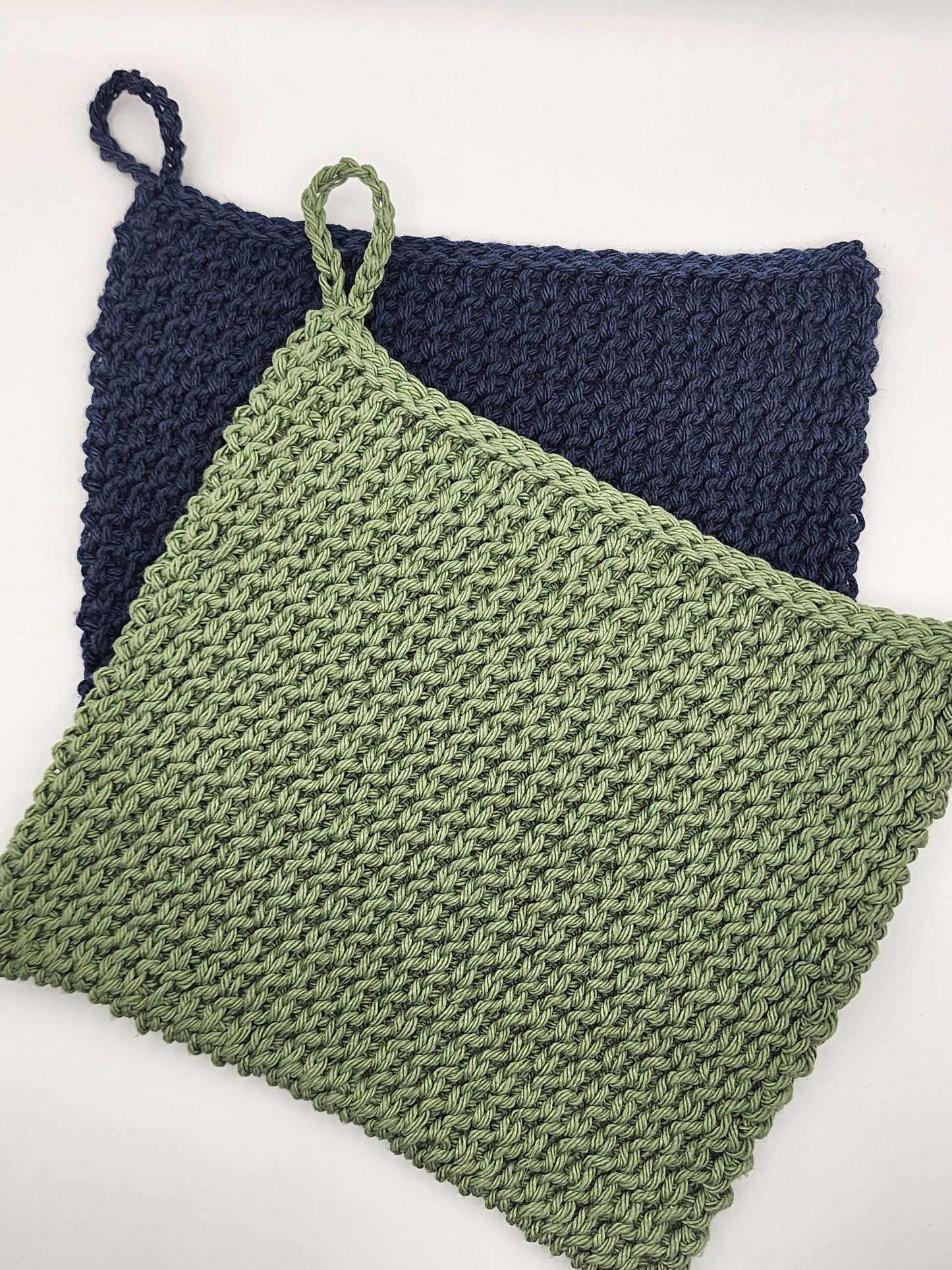 Hand-Crocheted Cotton Pot Holder: Rustic Kitchen Decor