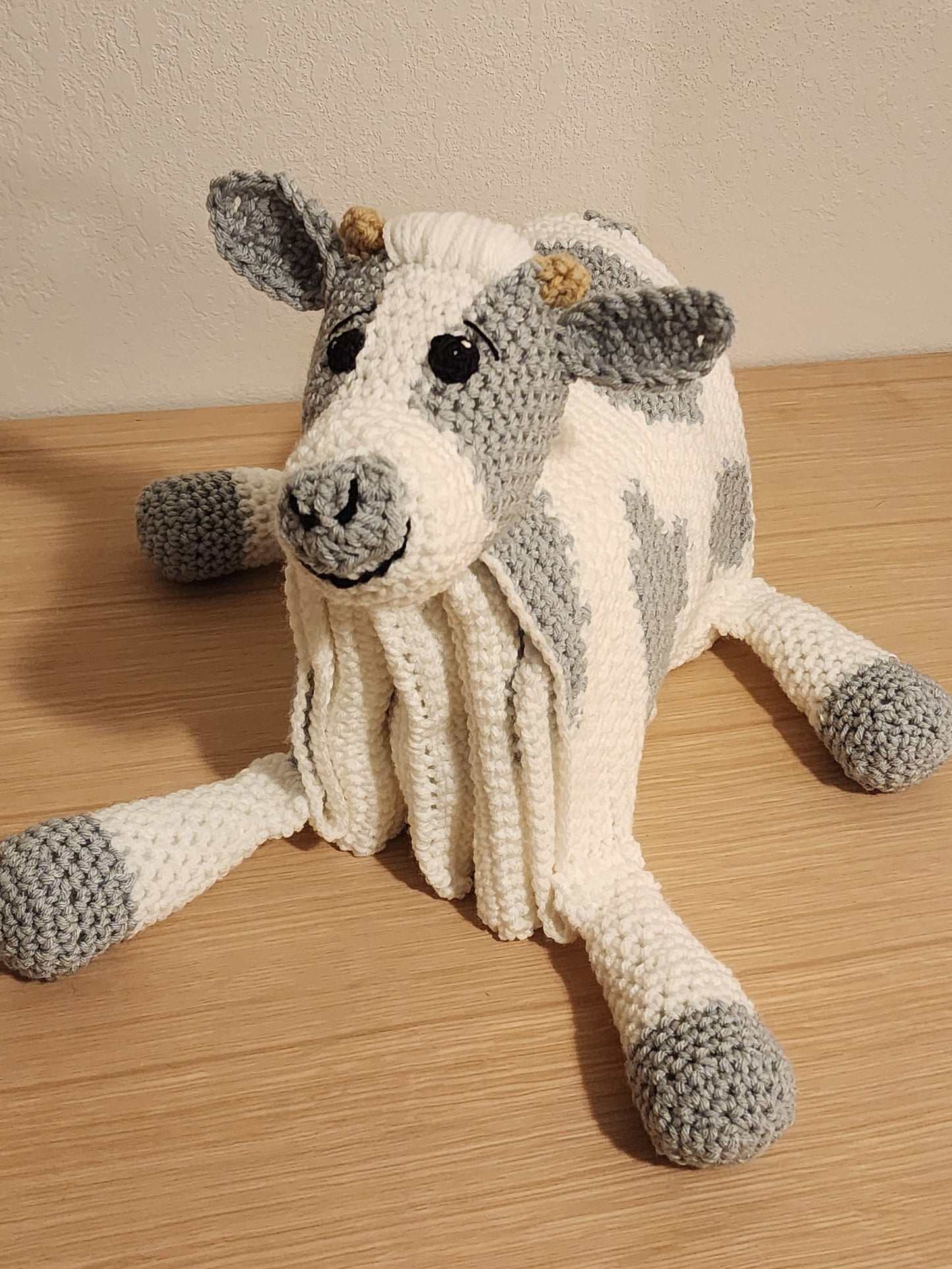 Cow Blanket | Baby 3in1 Cow Blanket | 3in1 Blanket | Baby Blanket | Cow Print | Baby Shower Gift | Crochet Baby Blanket | Crochet Cow | Cow