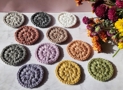 Crochet Facial Rounds: Reusable Antimicrobial Makeup Remover Pads