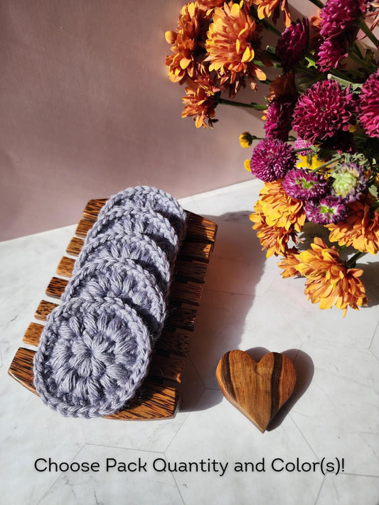 Crochet Facial Rounds: Reusable Antimicrobial Makeup Remover Pads