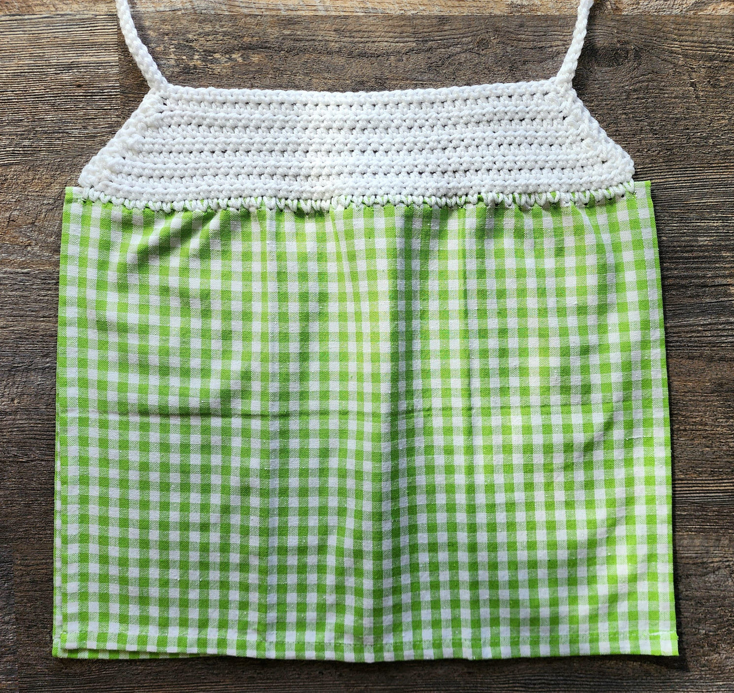 St. Patrick's Day Hanging Dish Towel: Crochet Kitchen Decor