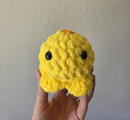 Crocheted Octopus Plush: Handmade Amigurumi Toy