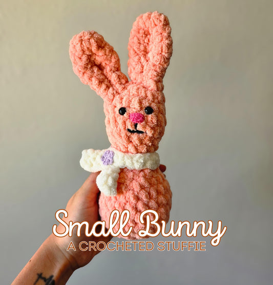Crochet Bunny Plush Toy: Handmade Amigurumi Stuffed Animal