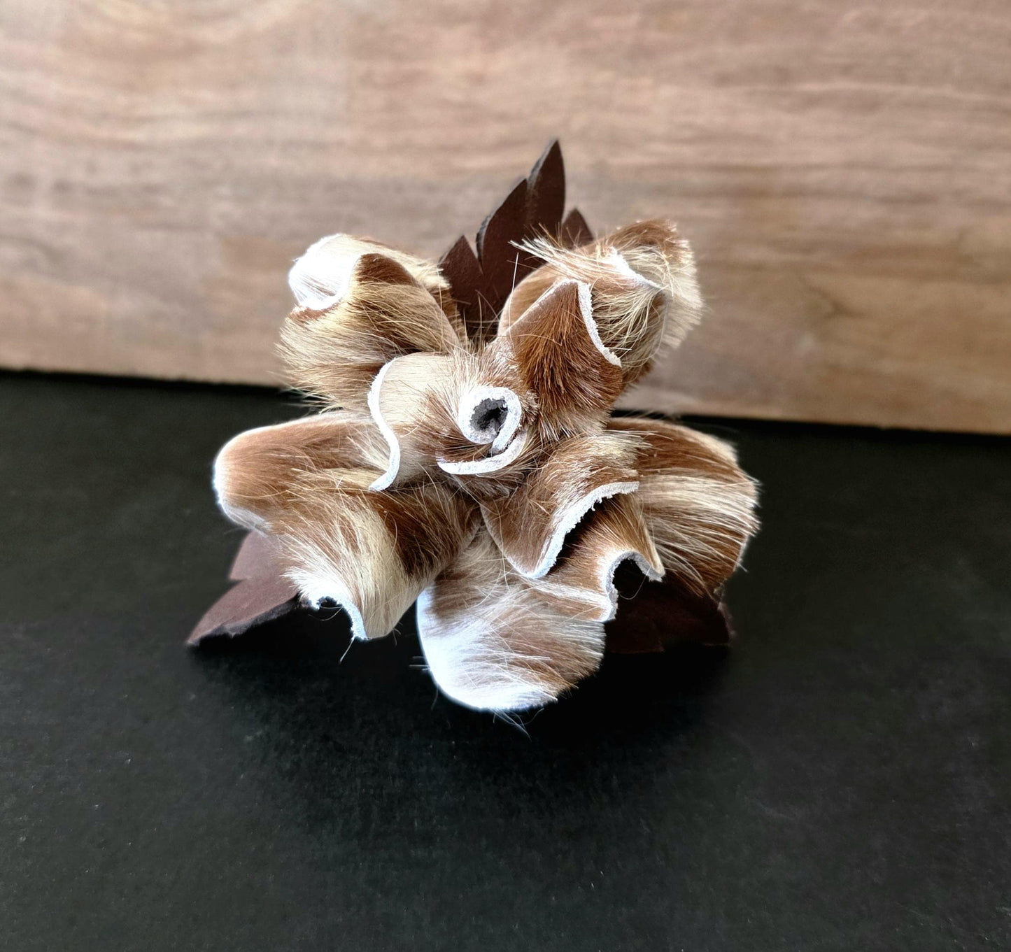 Forever Leather Roses - Western Flower Home Decor - Genuine Cowhide or Leather