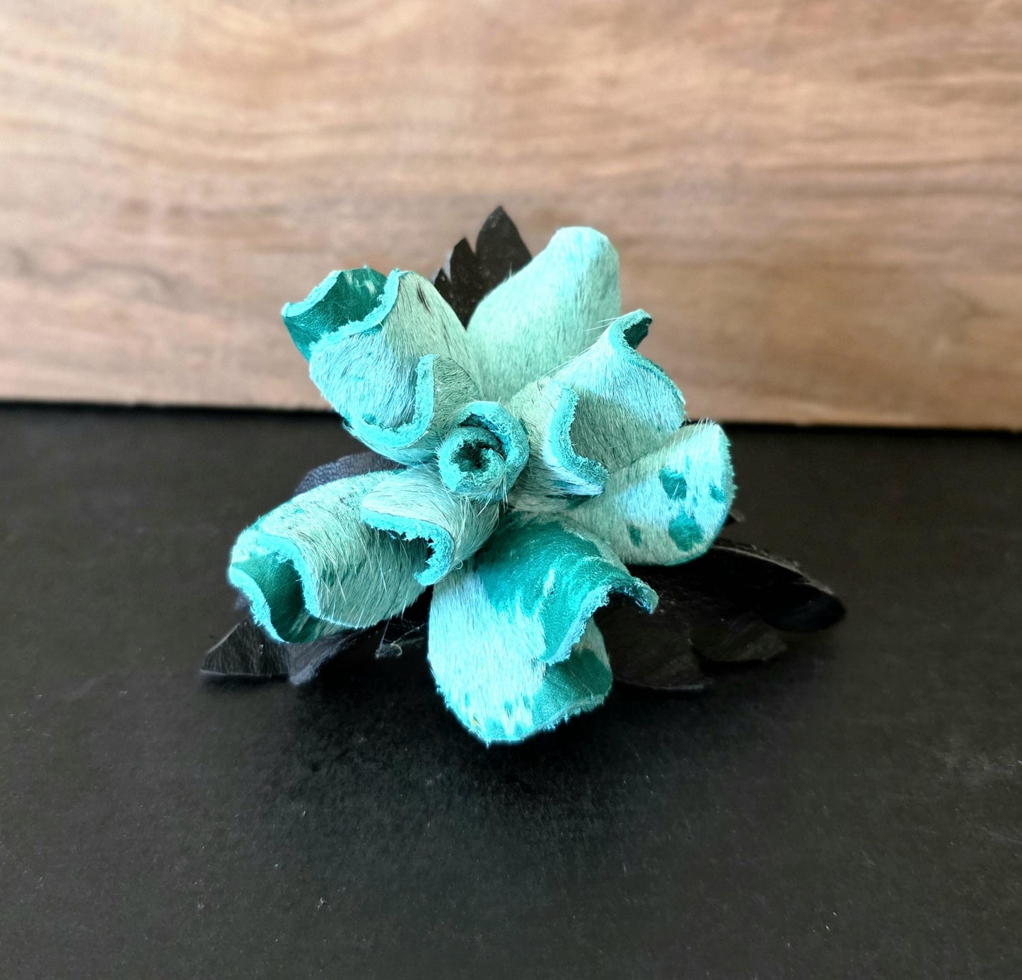 Forever Leather Roses - Western Flower Home Decor - Genuine Cowhide or Leather