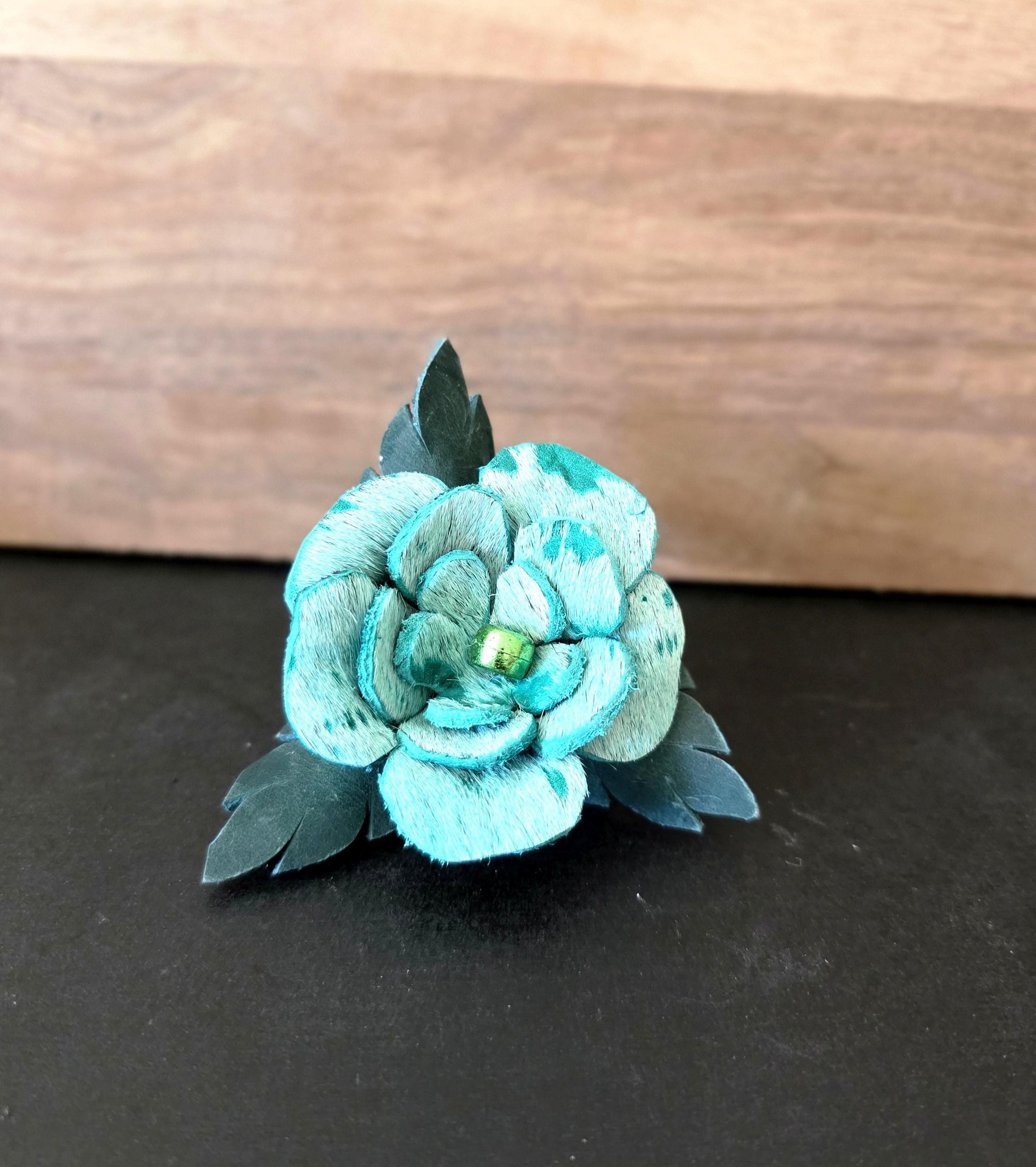 Forever Leather Roses - Western Flower Home Decor - Genuine Cowhide or Leather