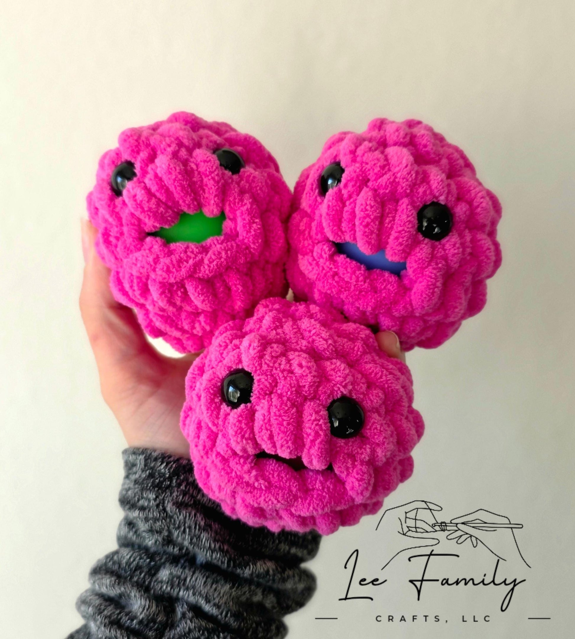 Hand Crocheted Stress Blob: Squishy Fidget Toy