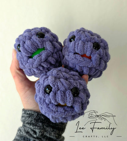Hand Crocheted Stress Blob: Squishy Fidget Toy