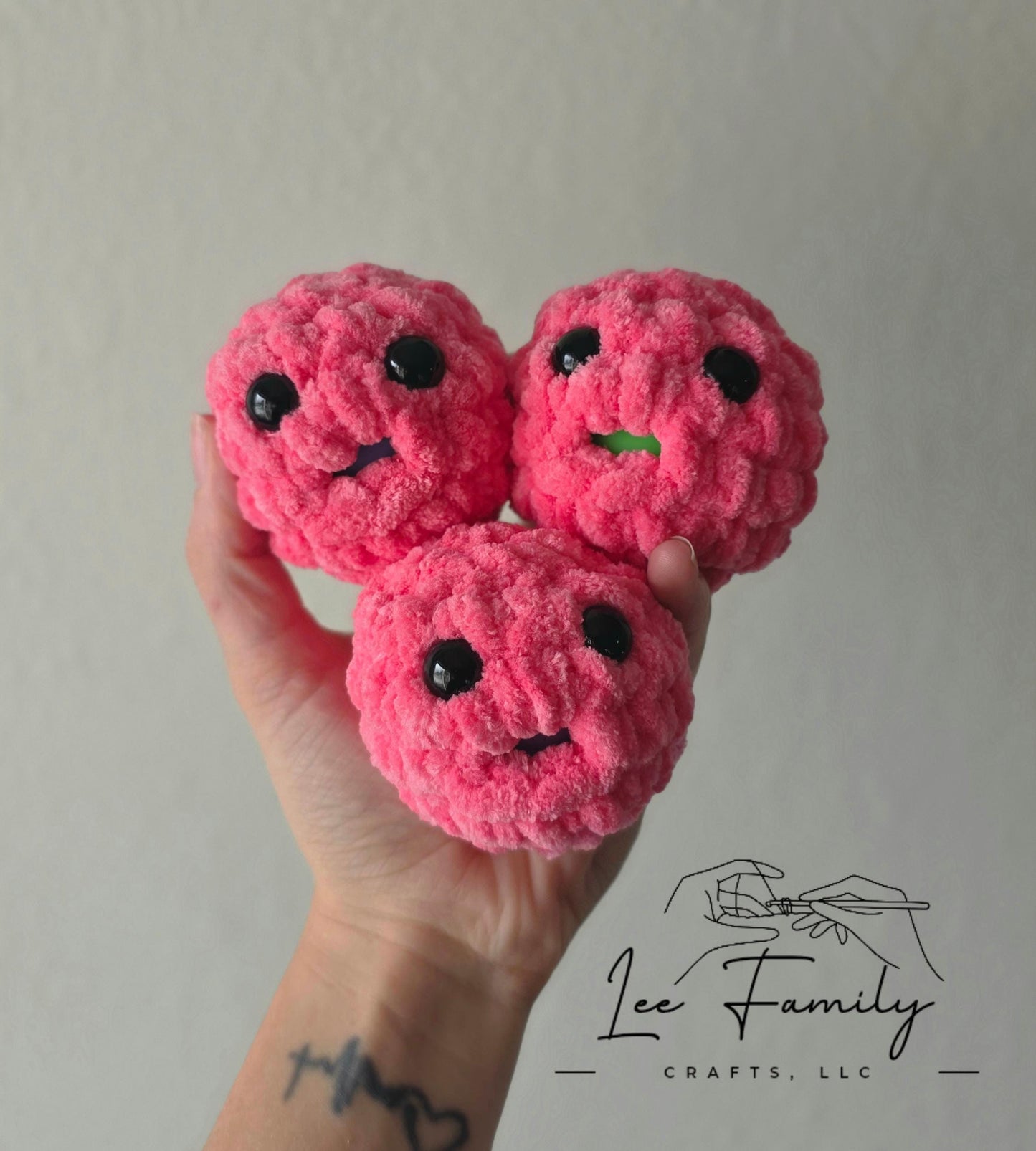 Hand Crocheted Stress Blob: Squishy Fidget Toy
