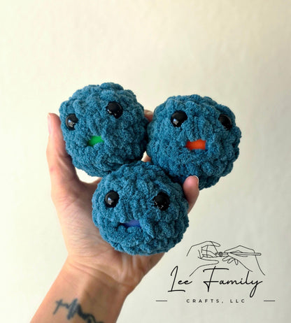 Hand Crocheted Stress Blob: Squishy Fidget Toy