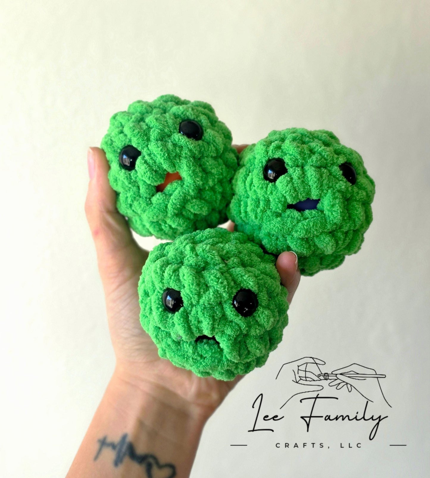 Hand Crocheted Stress Blob: Squishy Fidget Toy