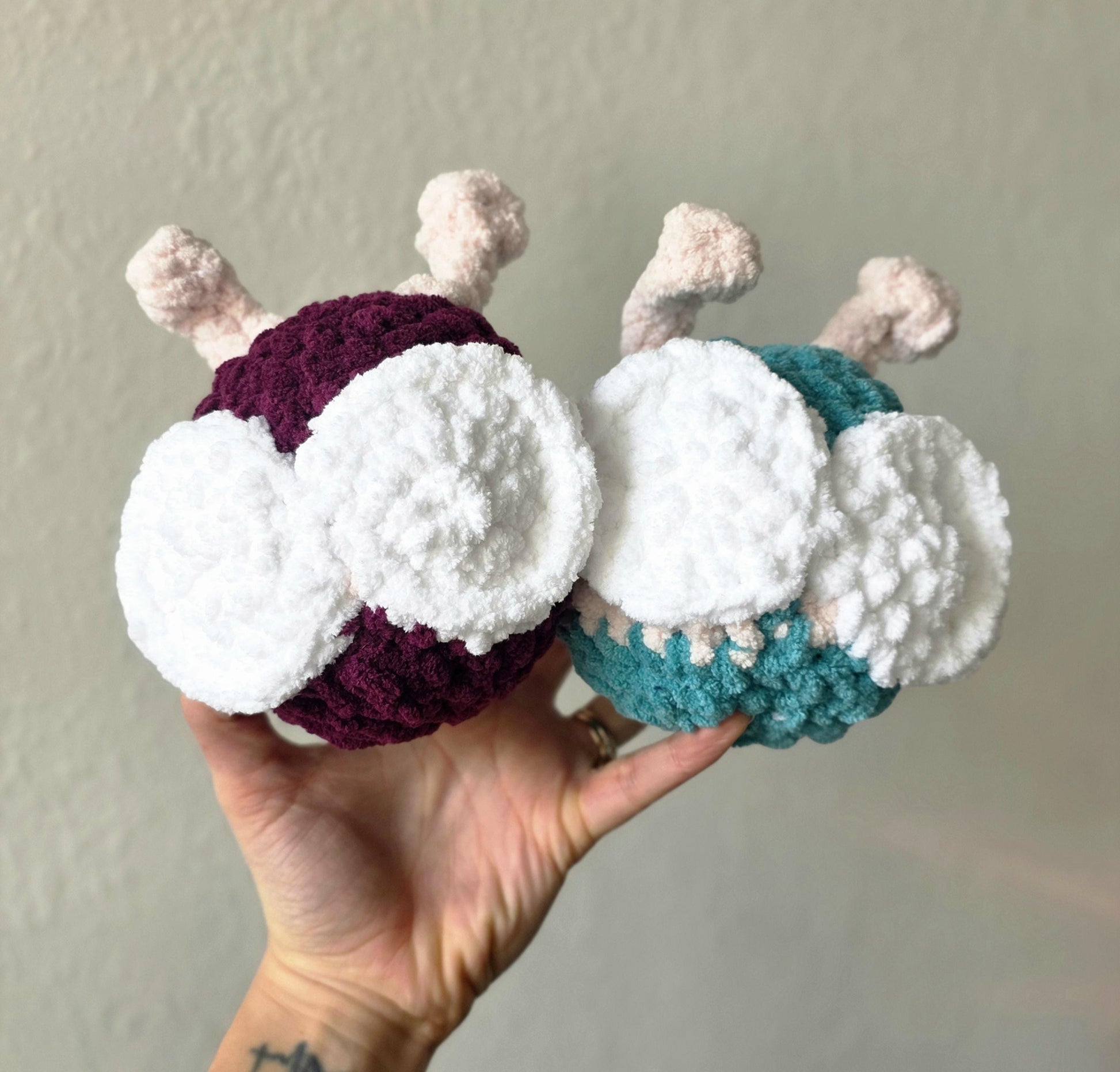 Crocheted Love Bug Plushy: Valentine's Day Amigurumi
