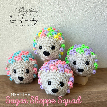 Crocheted Beaded Hedgehog Fidget Toy – Sensory Desk Pet