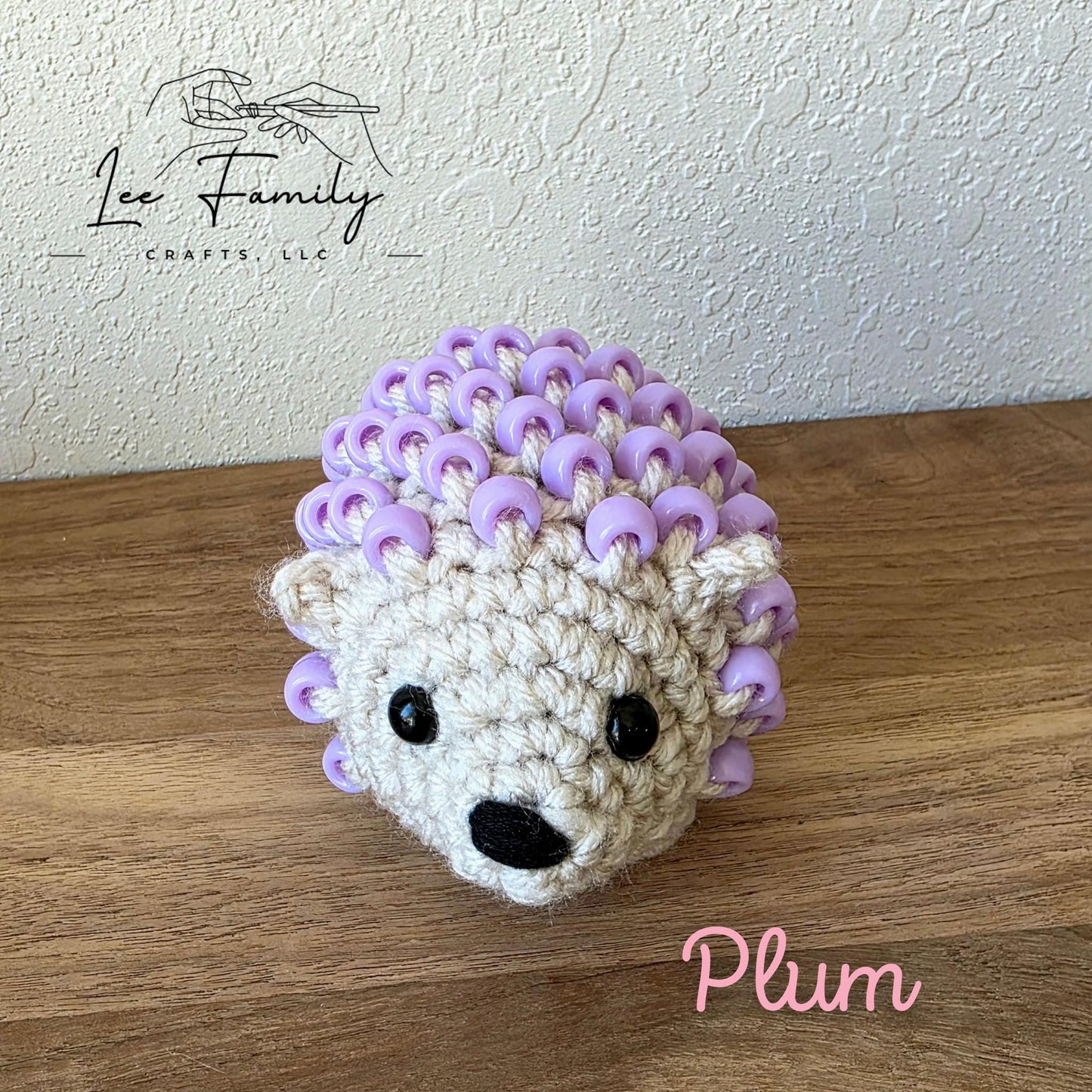 Crocheted Beaded Hedgehog Fidget Toy – Sensory Desk Pet