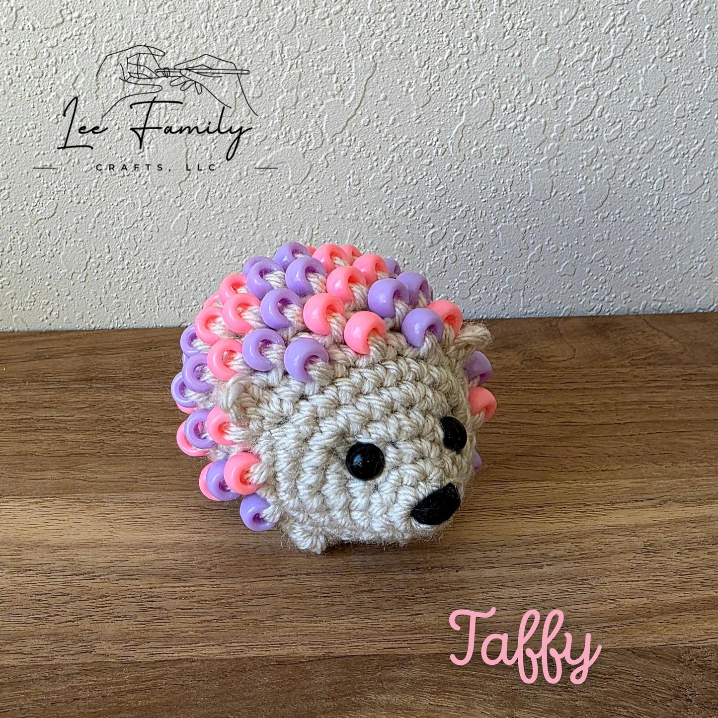 Crocheted Beaded Hedgehog Fidget Toy – Sensory Desk Pet