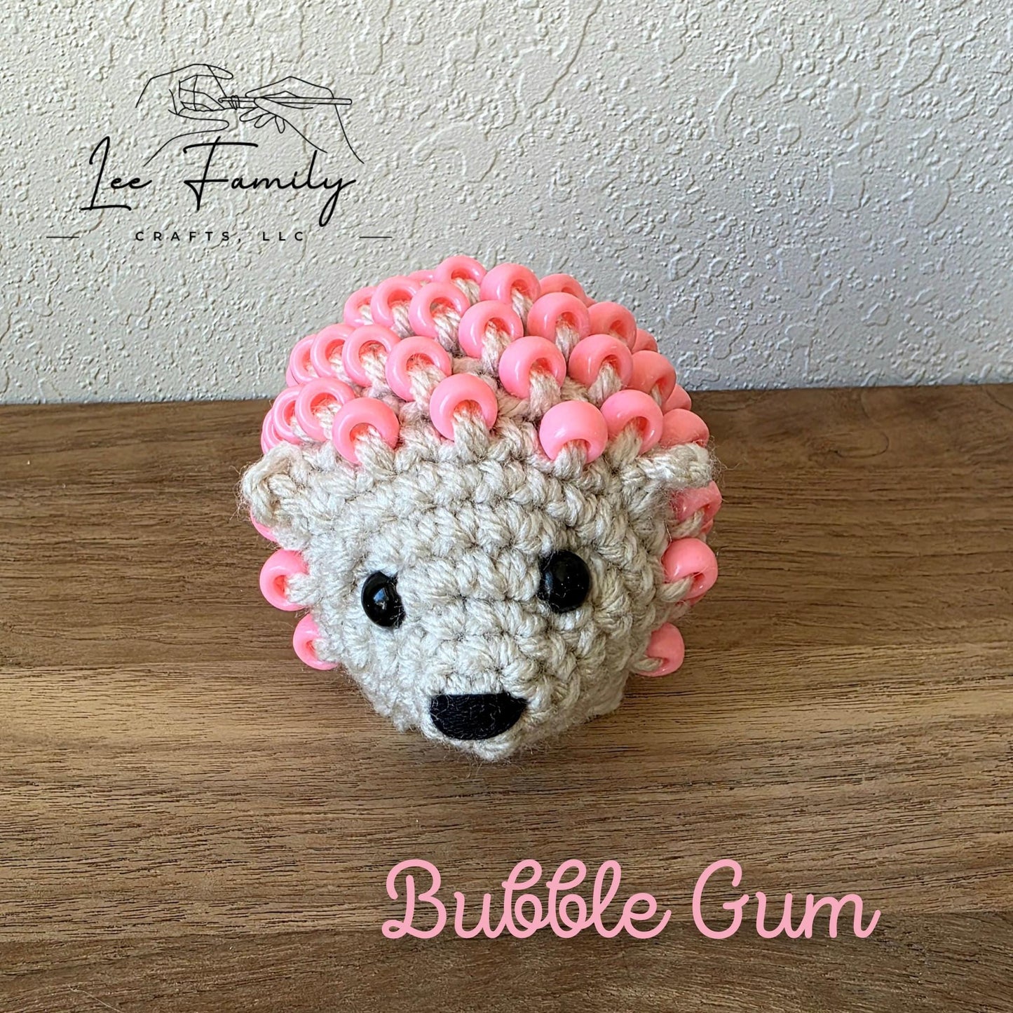 Crocheted Beaded Hedgehog Fidget Toy – Sensory Desk Pet
