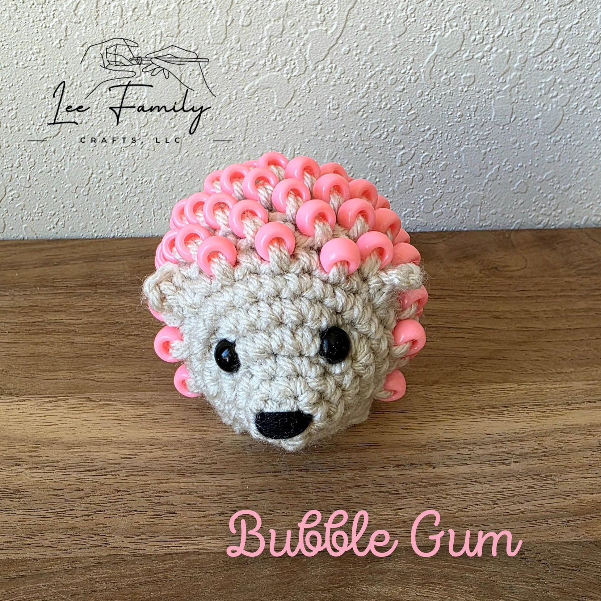 Crocheted Beaded Hedgehog Fidget Toy – Sensory Desk Pet