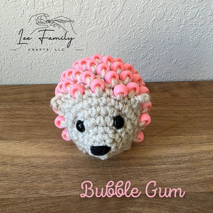 Crocheted Beaded Hedgehog Fidget Toy – Sensory Desk Pet