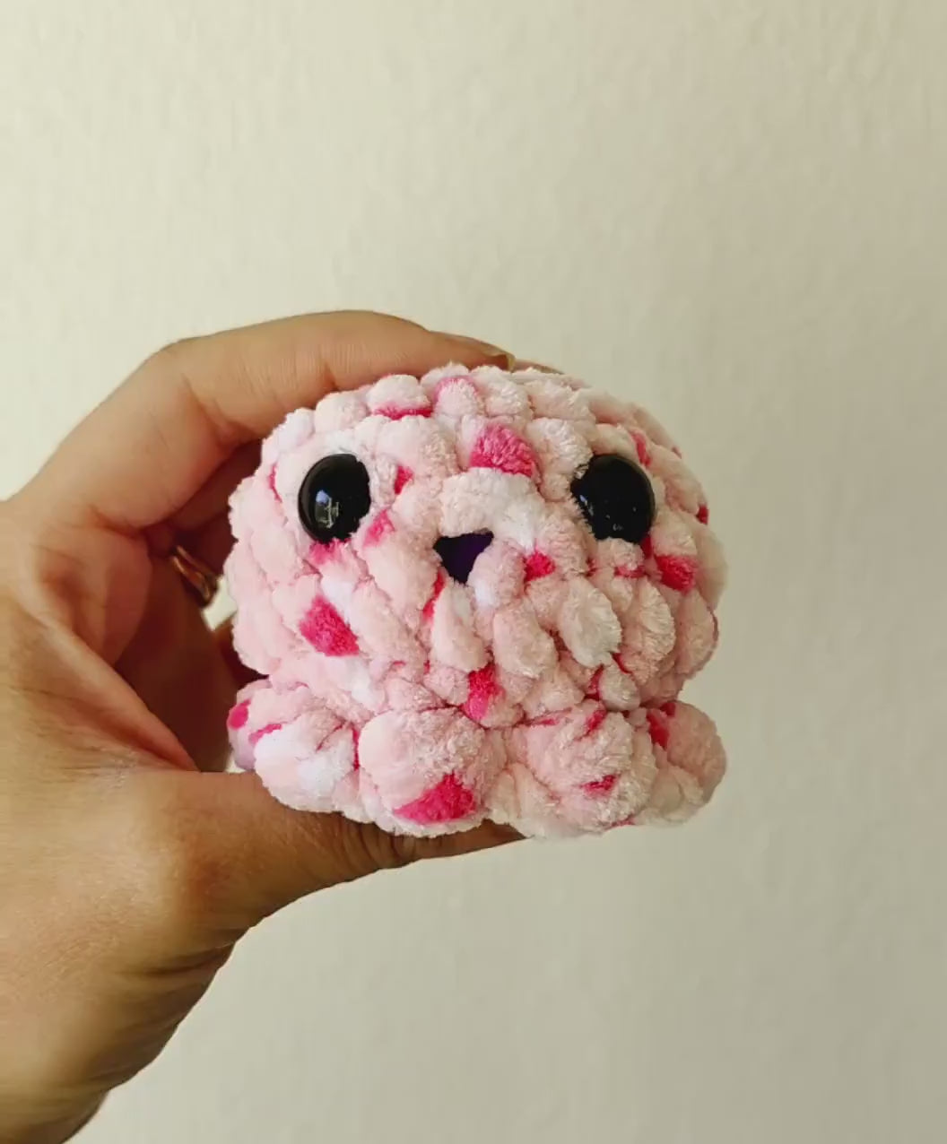 Hand Crocheted Baby Octo Stress Blob: Squishy Fidget Toy