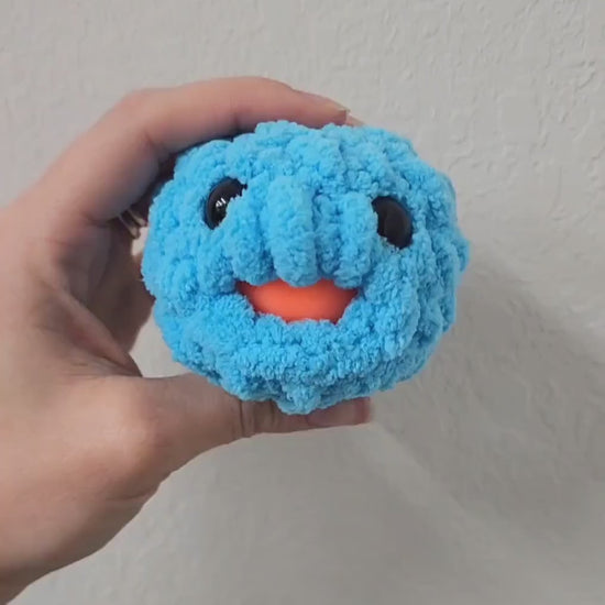 Hand Crocheted Stress Blob: Squishy Fidget Toy